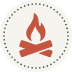 icono de una hoguera